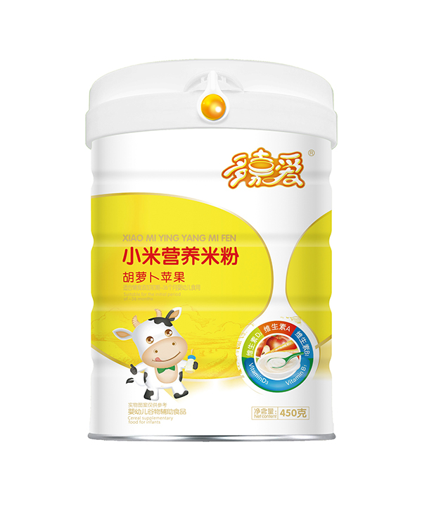  多嘉愛(ài)小米營(yíng)養(yǎng)米粉聽(tīng)裝 胡蘿卜蘋(píng)果