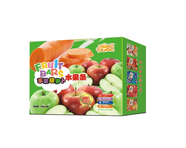  多嘉爱水果条横盒 苹果胡萝卜