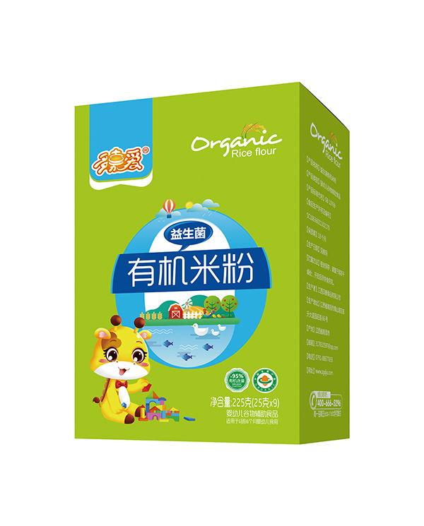  多嘉愛有機(jī)米粉盒裝 益生菌