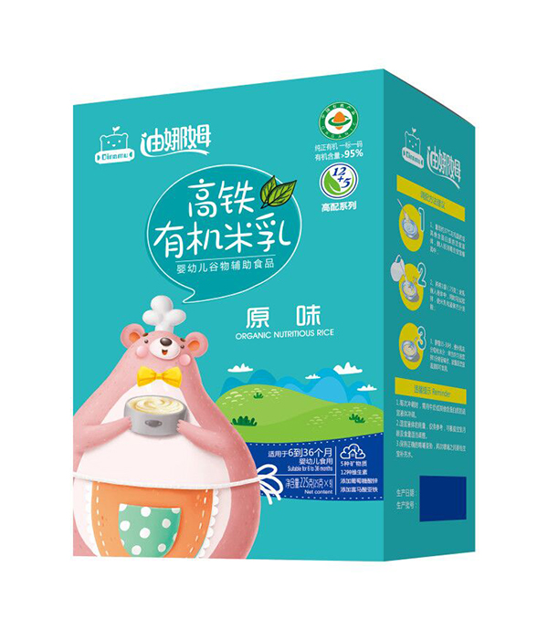  迪娜姆高鐵有機米乳盒裝 原味