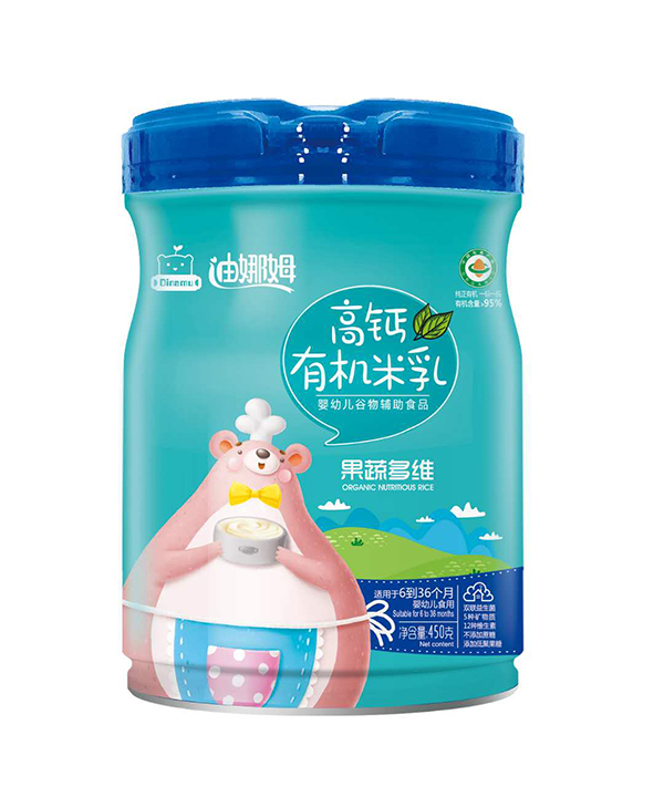  迪娜姆高鈣有機米乳 果蔬多維
