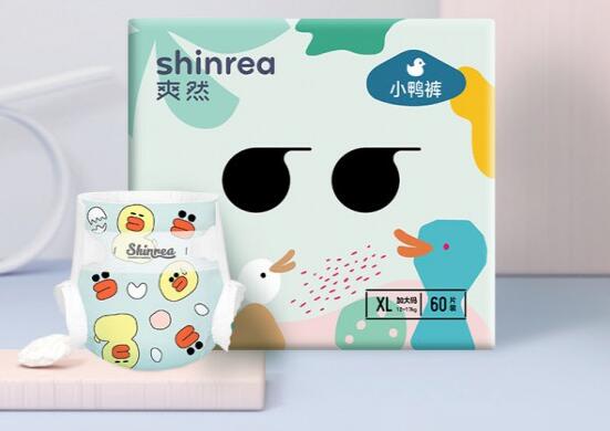 爽然小黄鸭超薄透气纸尿裤产品特点