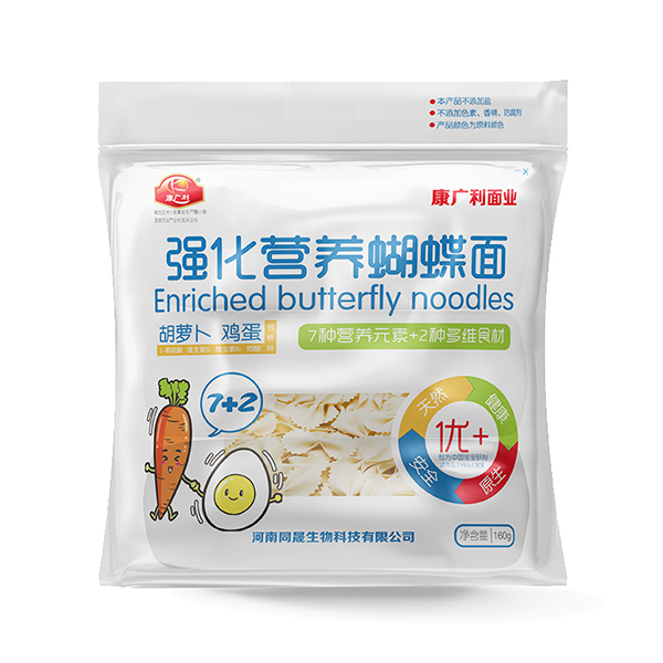 康廣利強化營養(yǎng)蝴蝶面 胡蘿卜雞蛋