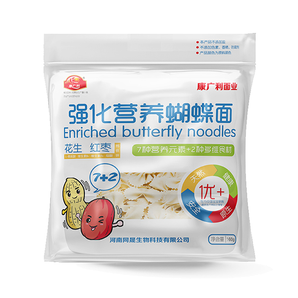   康廣利強化營養(yǎng)蝴蝶面 花生紅棗