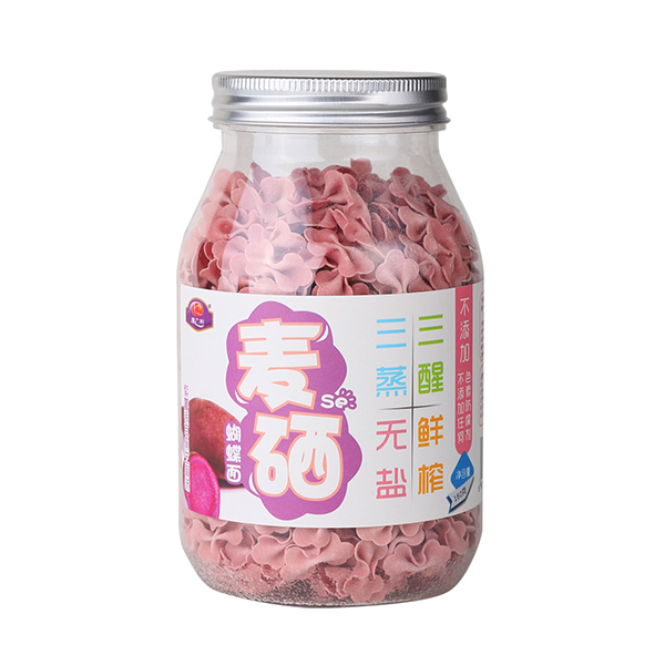  康廣利麥硒蝴蝶面 紫薯黑芝麻味