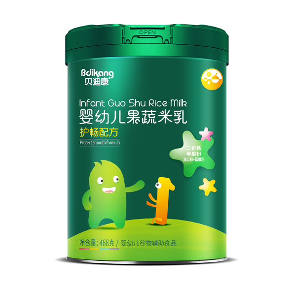  貝迪康果蔬米乳 護(hù)暢配方