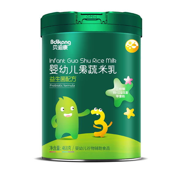  貝迪康果蔬米乳 益生菌配方