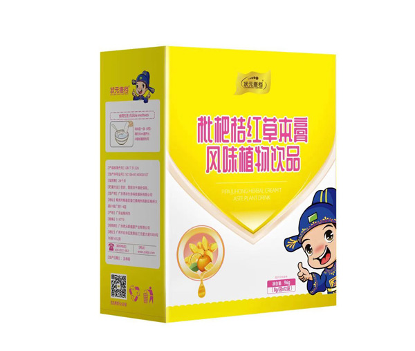   狀元搭檔枇杷桔紅草本膏風味植物飲品豎盒