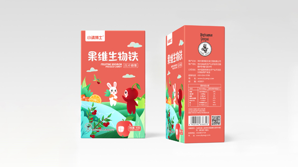  小清博士果維生物鐵壓片糖果