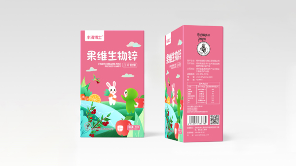  小清博士果維生物鋅壓片糖果