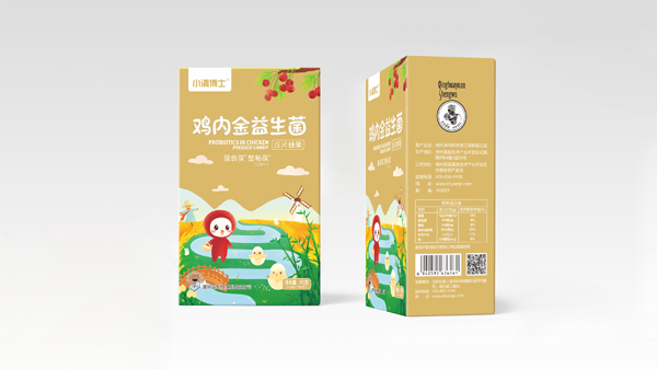  小清博士雞內(nèi)金益生菌壓片糖果