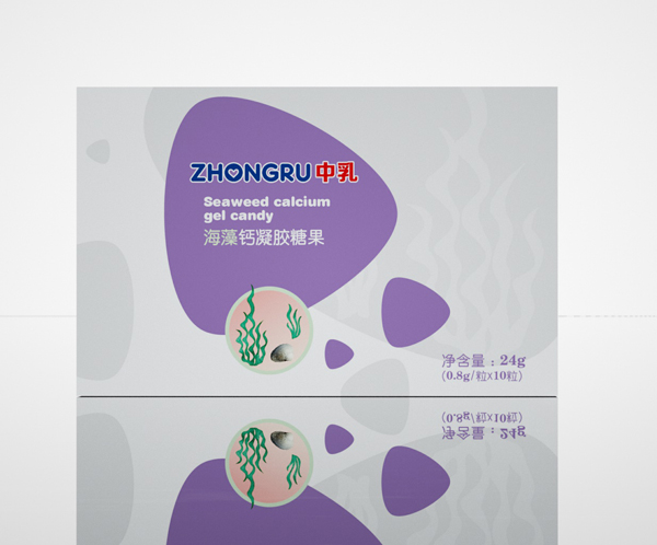  中乳海藻鈣凝膠糖果