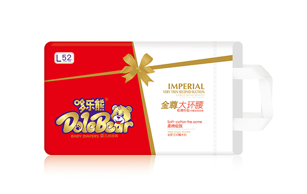   哆樂熊金尊大環(huán)腰嬰兒紙尿褲L52