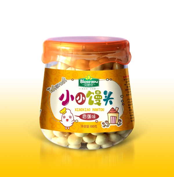  貝熙優(yōu)香蕉味小小饅頭