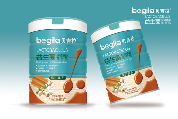  貝吉拉益生菌護(hù)暢細(xì)磨蒸米乳 淮山蓮子 聽裝