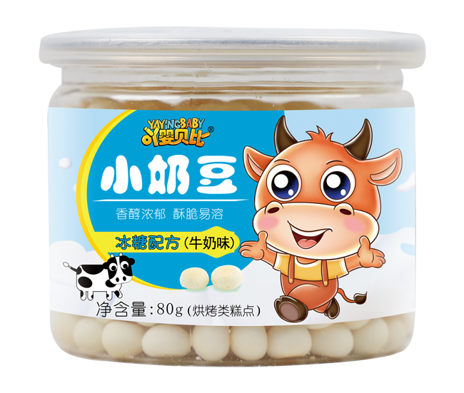  吖嬰貝比冰糖小奶豆牛奶味
