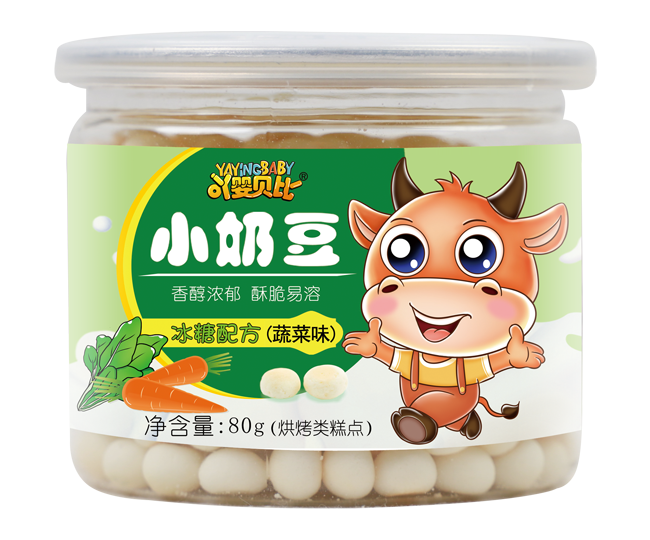 吖婴贝比冰糖小奶豆蔬菜味