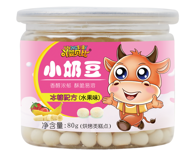  吖嬰貝比冰糖小奶豆水果味