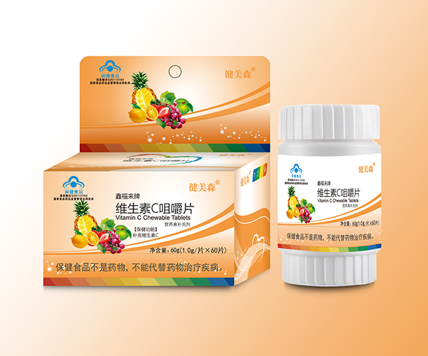  健美森維生素C咀嚼片60g