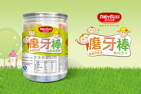  寶貝當家水果蔬菜味磨牙棒
