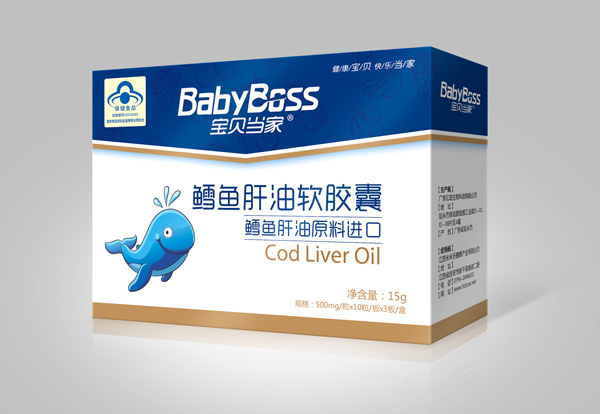  宝贝当家鳕鱼肝油软胶囊