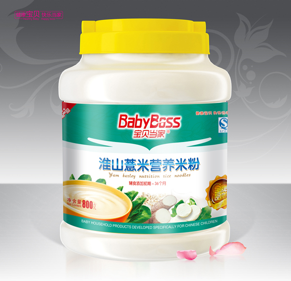  寶貝當(dāng)家淮山薏米營(yíng)養(yǎng)米粉 800g桶裝