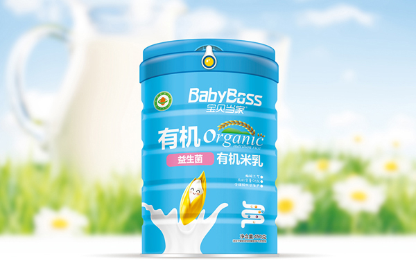  寶貝當(dāng)家益生菌有機(jī)米乳聽裝