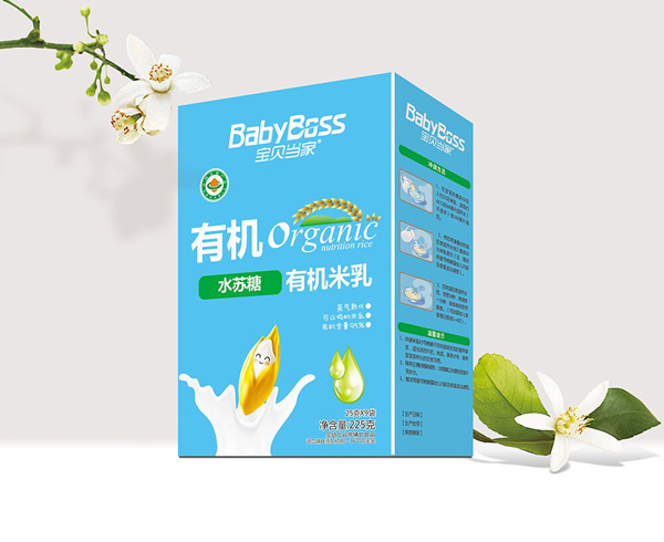  寶貝當(dāng)家有機(jī)米乳盒裝225克（水蘇糖）