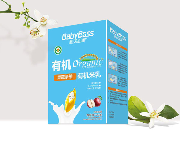  寶貝當(dāng)家有機(jī)米乳盒裝225克（果蔬多維）