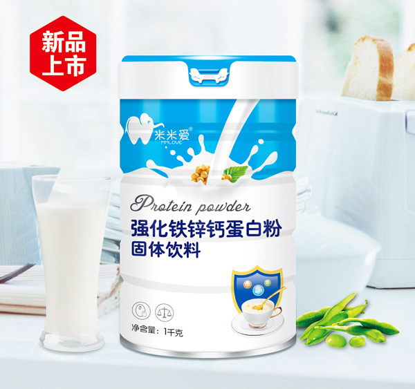  米米愛強(qiáng)化鐵鋅鈣蛋白粉