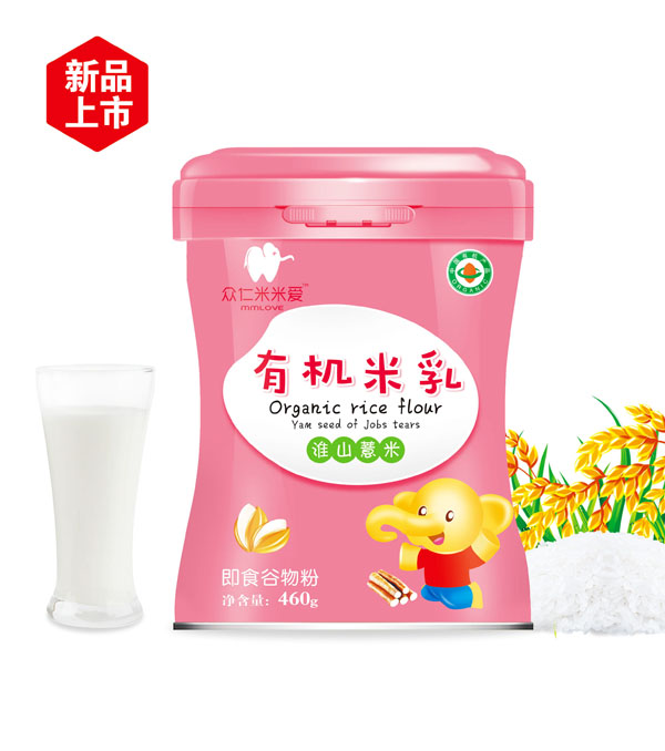  眾仁米米愛淮山薏米有機(jī)米乳