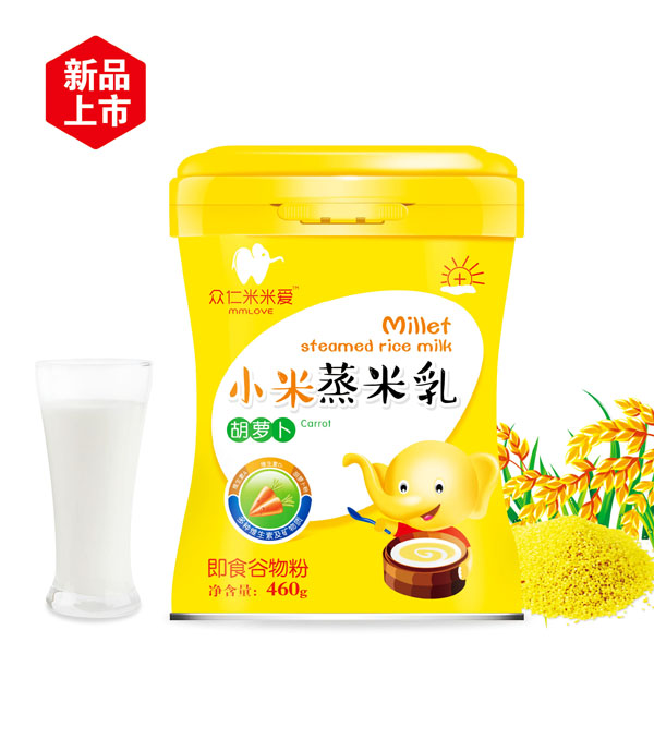 眾仁米米愛胡蘿卜小米蒸米乳