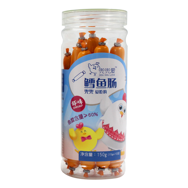 兜兜愛鱈魚腸 蝦味 150g