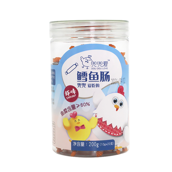  兜兜愛鱈魚腸 蝦味 200g