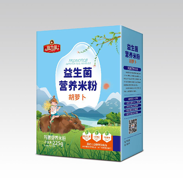  潤為滋益生菌營養(yǎng)米粉盒裝 胡蘿卜