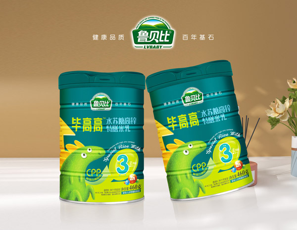   魯貝比畢高高水蘇糖高鋅特膳米乳 罐裝