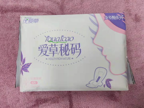  優(yōu)愛草愛草密碼超薄夜用衛(wèi)生巾 6片