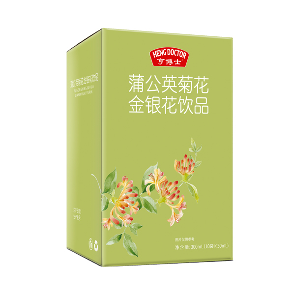  亨博士蒲公英菊花金銀花飲品