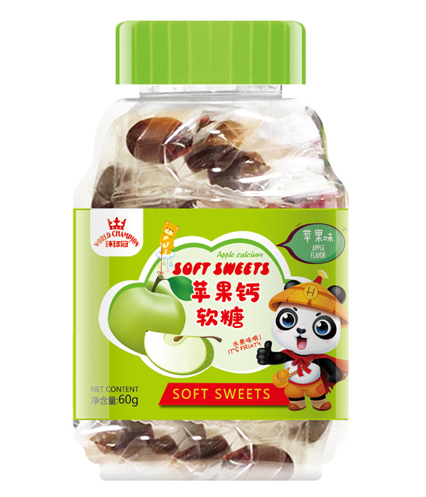 環(huán)球冠蘋(píng)果鈣軟糖-蘋(píng)果味