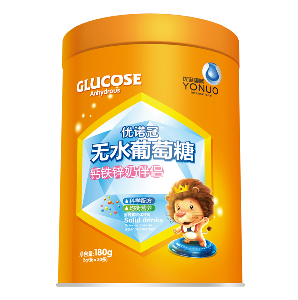 優(yōu)諾冠鈣鐵鋅奶伴侶無(wú)水葡萄糖