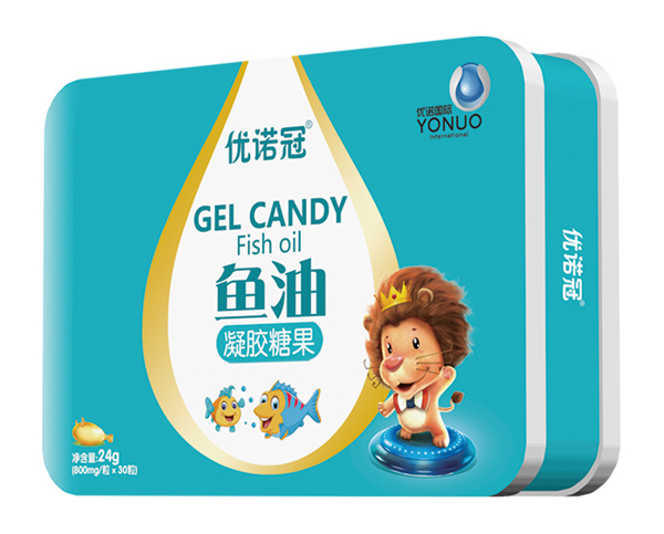  優(yōu)諾冠魚油凝膠糖果