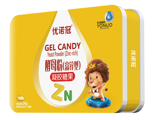  優(yōu)諾冠酵母粉（富鋅型）凝膠糖果