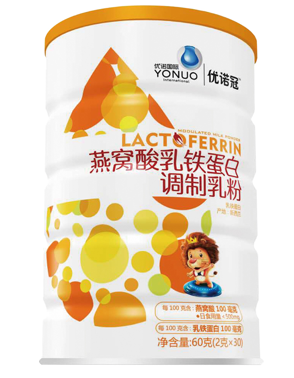  優(yōu)諾冠燕窩酸乳鐵蛋白調(diào)制乳粉