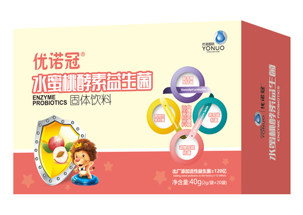  優(yōu)諾冠水蜜桃酵素益生菌
