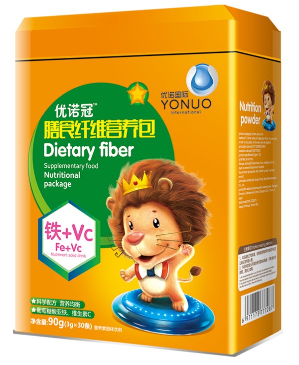  優(yōu)諾冠膳食纖維營養(yǎng)包 鐵+VC