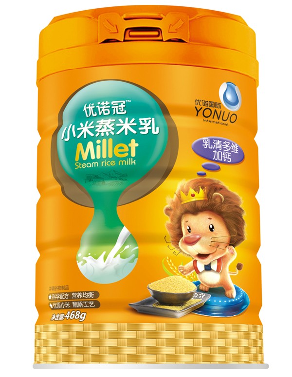  優(yōu)諾冠小米蒸米乳 乳清多維加鈣 聽裝