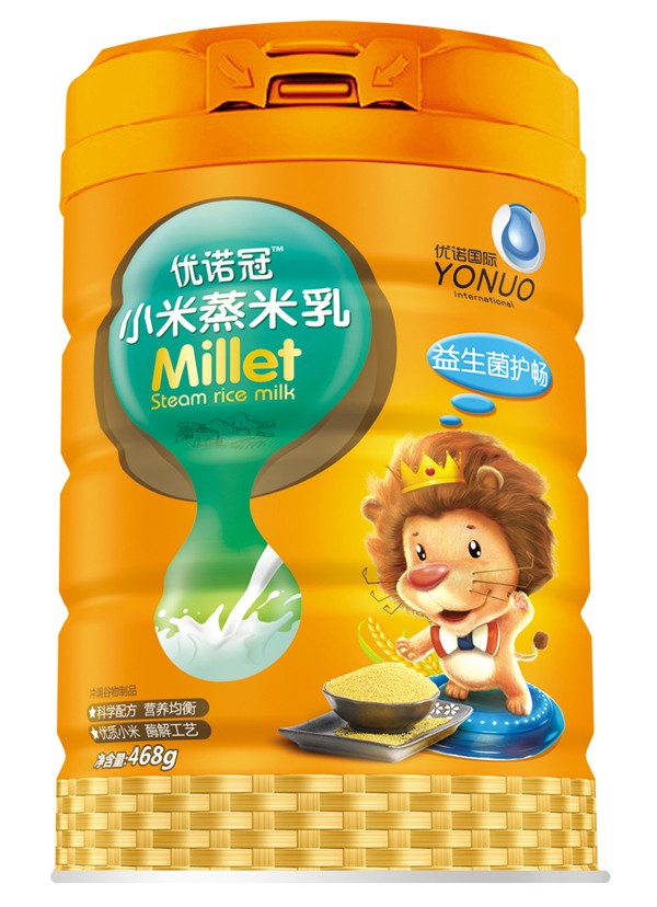  優(yōu)諾冠小米蒸米乳 益生菌護暢 聽裝