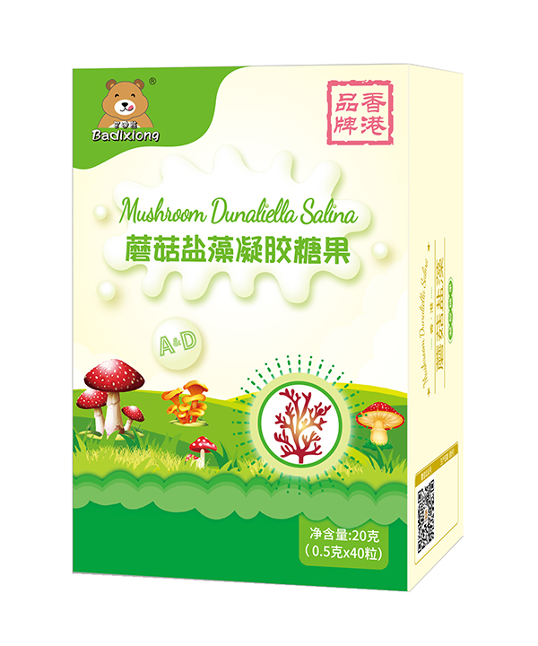 巴迪熊蘑菇鹽藻凝膠糖果