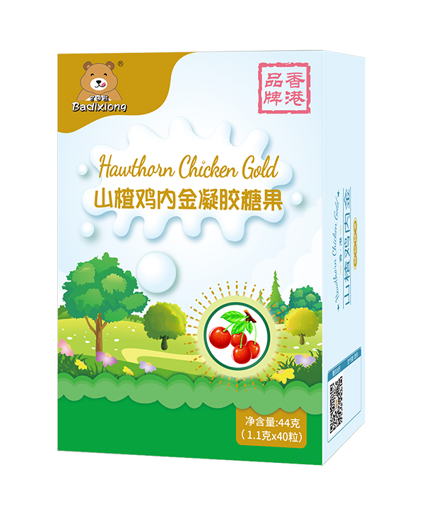   巴迪熊山楂雞內(nèi)金凝膠糖果
