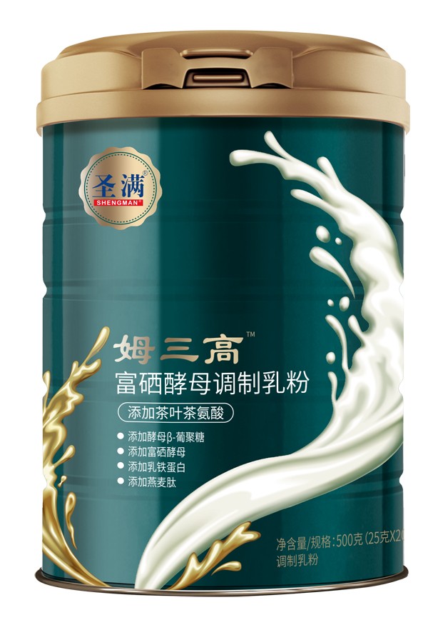 圣满姆三高富硒酵母调制乳粉 至臻品质强力助终端
